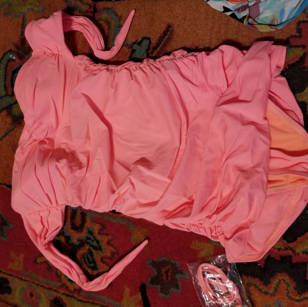 Pink one piece